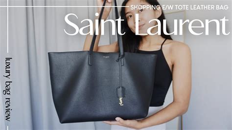 ysl tote east west|ysl denim tote.